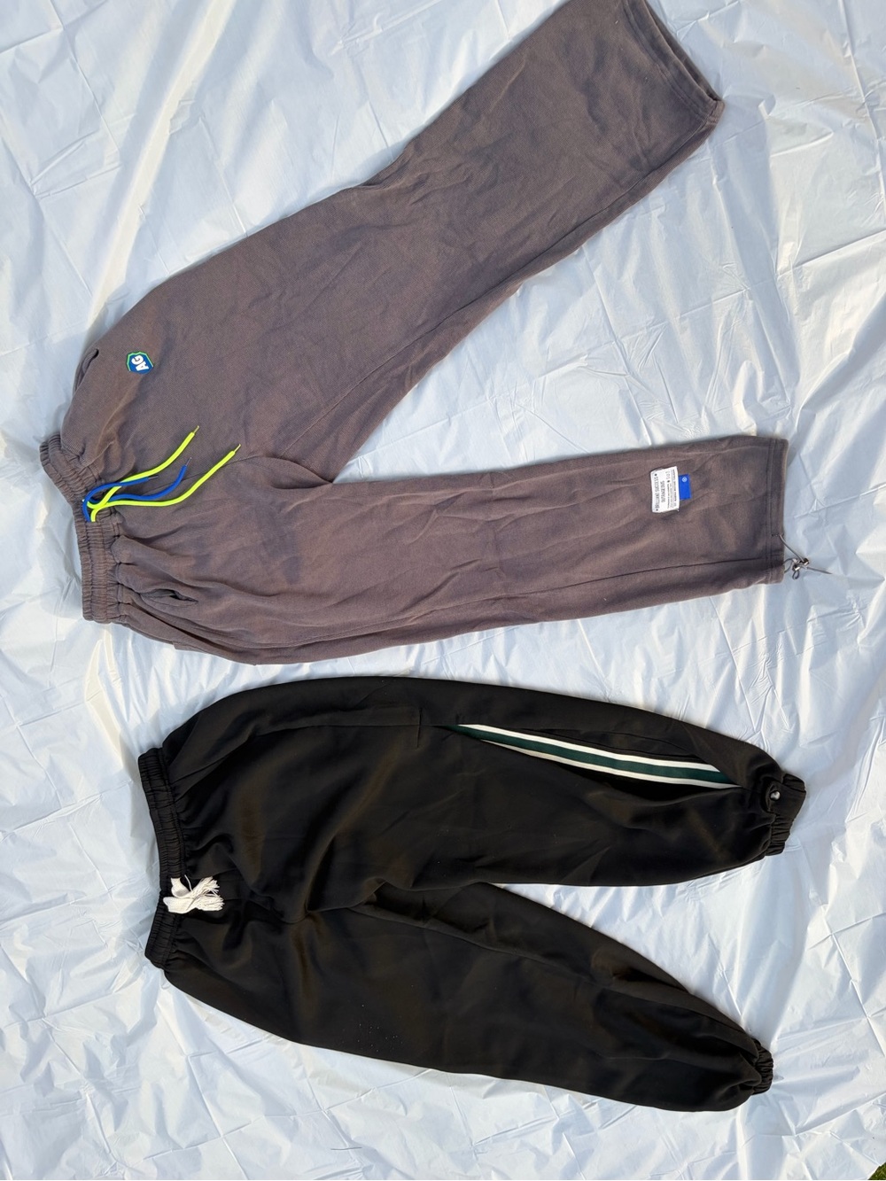 SHEIN Gray and Black Jogger Pants Duo